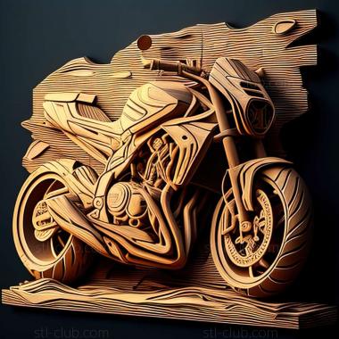 3D мадэль Honda CB1000R (STL)